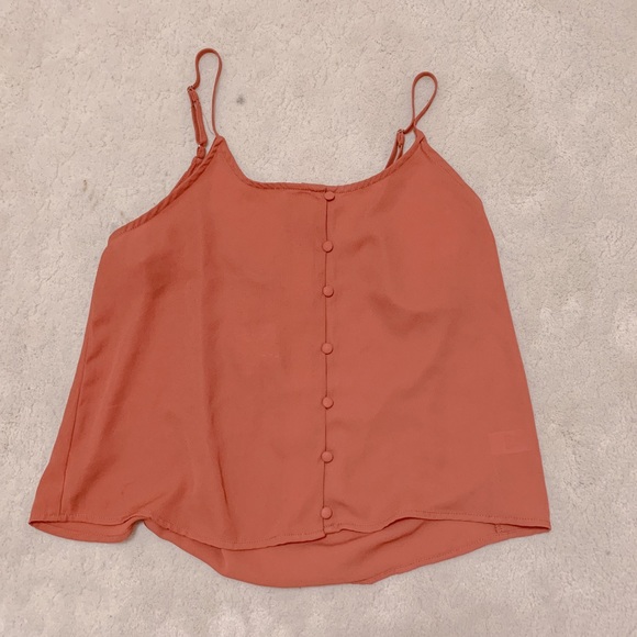 Papaya Tops - ORANGE BUTTONED TOP NWOT